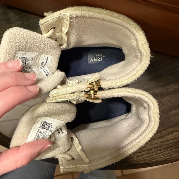 Sperry Cream and Tan Lace-Up Boots - Picture 3 of 5